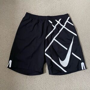 Nike Black & White Pattern Basketball Shorts